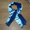 Used Indigo dyed cotton stole