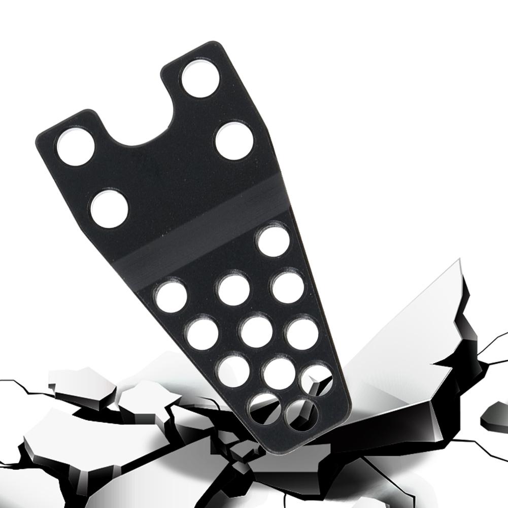 Aluminum Lower Shock Mount Lift Kit Set for Axial SCX10 Remote Control Car Threaded MountingBlack