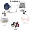 5~20pcs Metal Pants Racks Wind Proof Multi-purpose Skirt Racks for Clothes Drying Trousers Wardrobe Clip Anti-slip Black TMZ