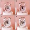 Retro Quartz Home Decor Battery Operated Home Decor Bedside Clocks Number Clock Alarm Clock