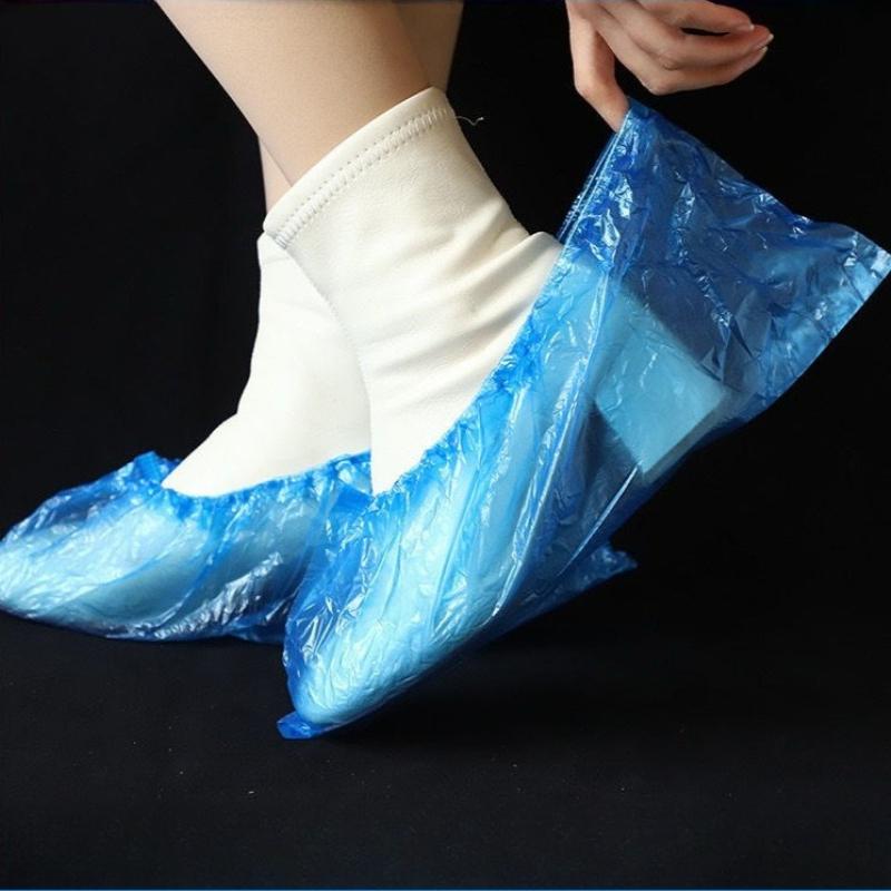 100Pcs/pack Disposable Shoe Covers, Dustproof Shoe Covers for Home Travel Hotel