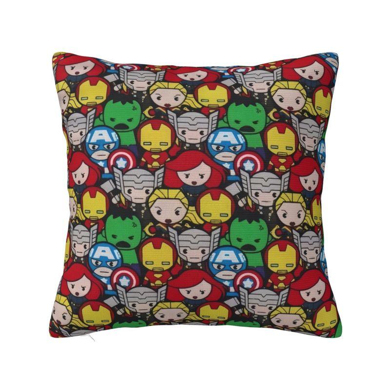 

Наволочка на подушку с принтом Железного человека из фильма Marvel от Disney, 45x45 см, украшение для гостиной, роскошная подушка для стула, квадратная наволочка 12x12Inch