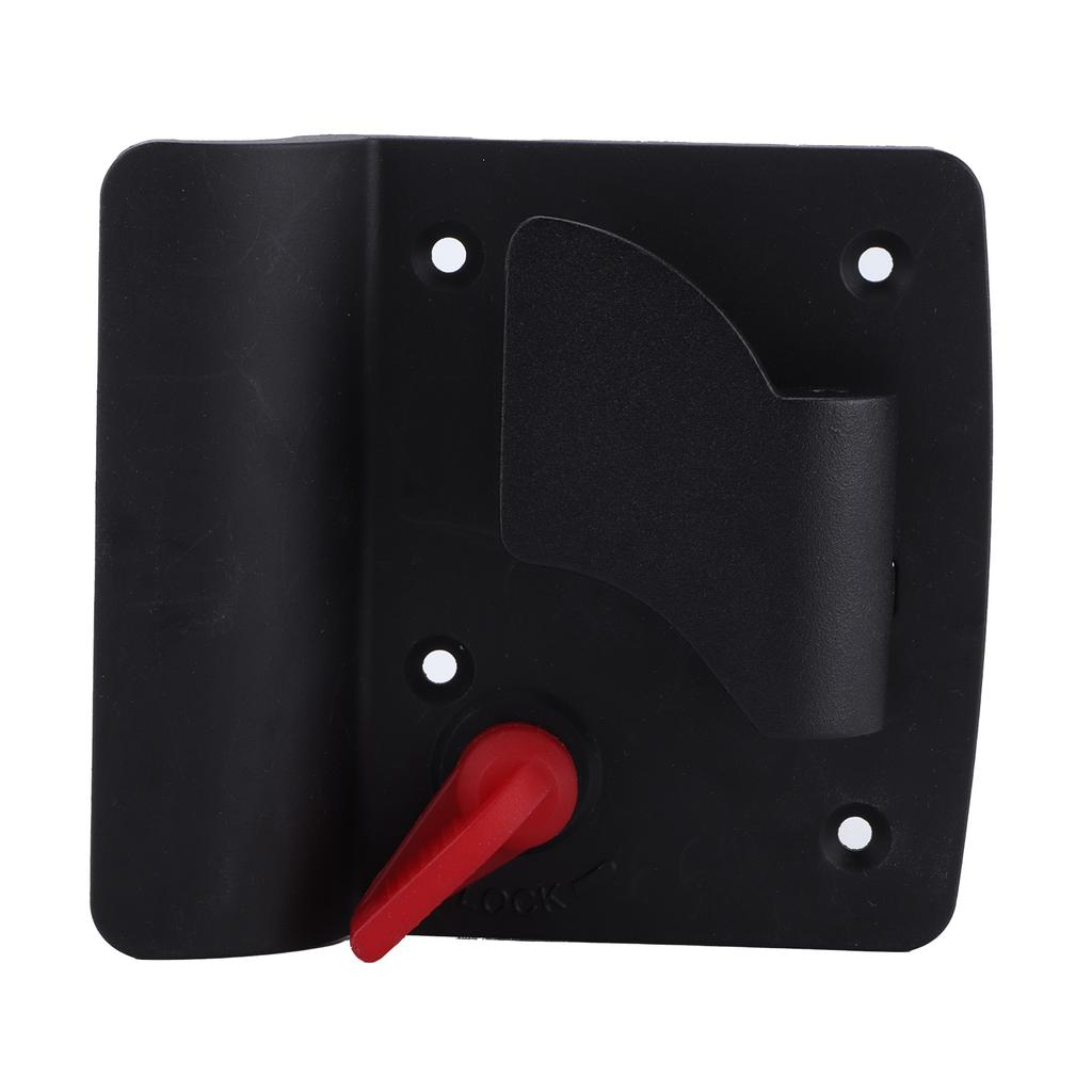 Camper Door Latch Zinc Alloy Black Powder Coating with 2 Keys for Large Vehicles