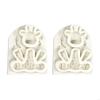 Pack of 2 Silicone Baking Molds Chocolate Molds Animal Fondant Molds X3UC