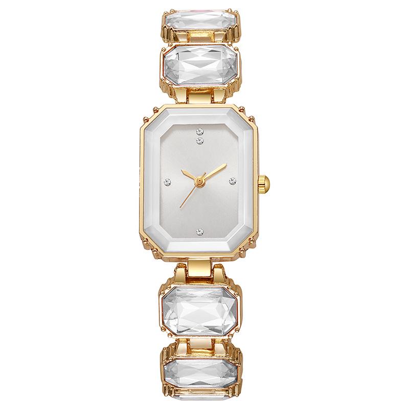 

2024 Женские роскошные часы с бриллиантами Little Rock Candy белый