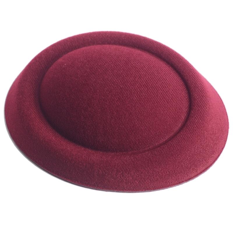 Mini Top Hat Base Man Women Wedding Party Fascinator Hat Cloth Millinery Hat Base Diy Craft Solid Man Women Dance Hat