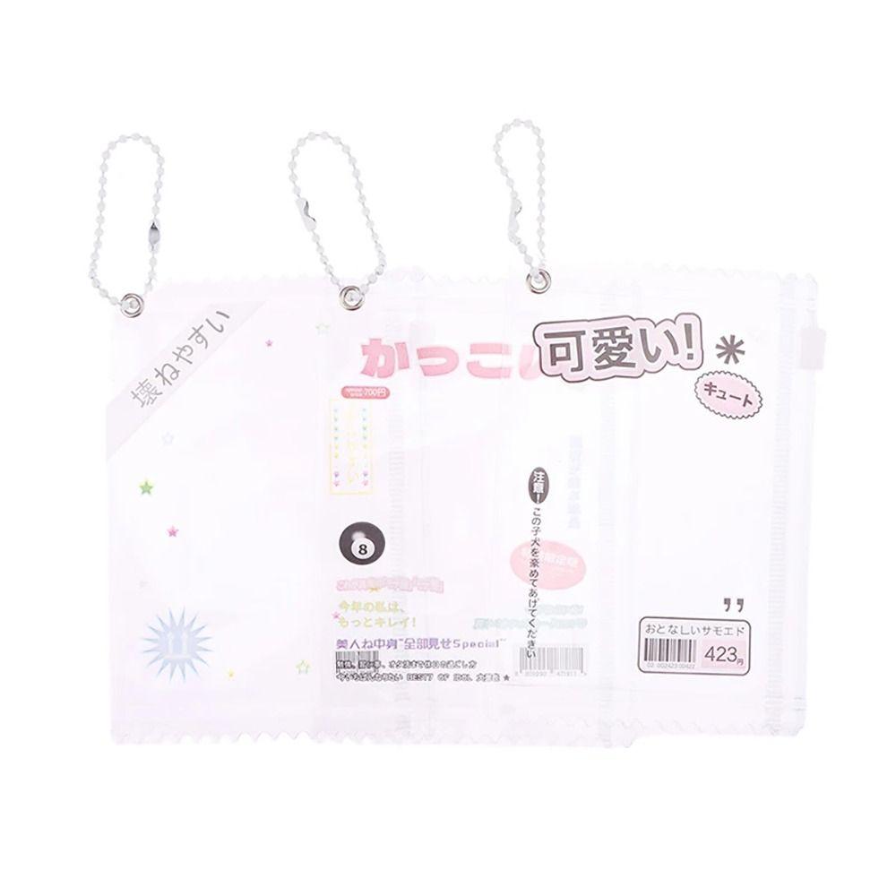 1Pcs Props Badge Storage Display Candy Bag Plastic Protective Shell Durable Card Sleeves