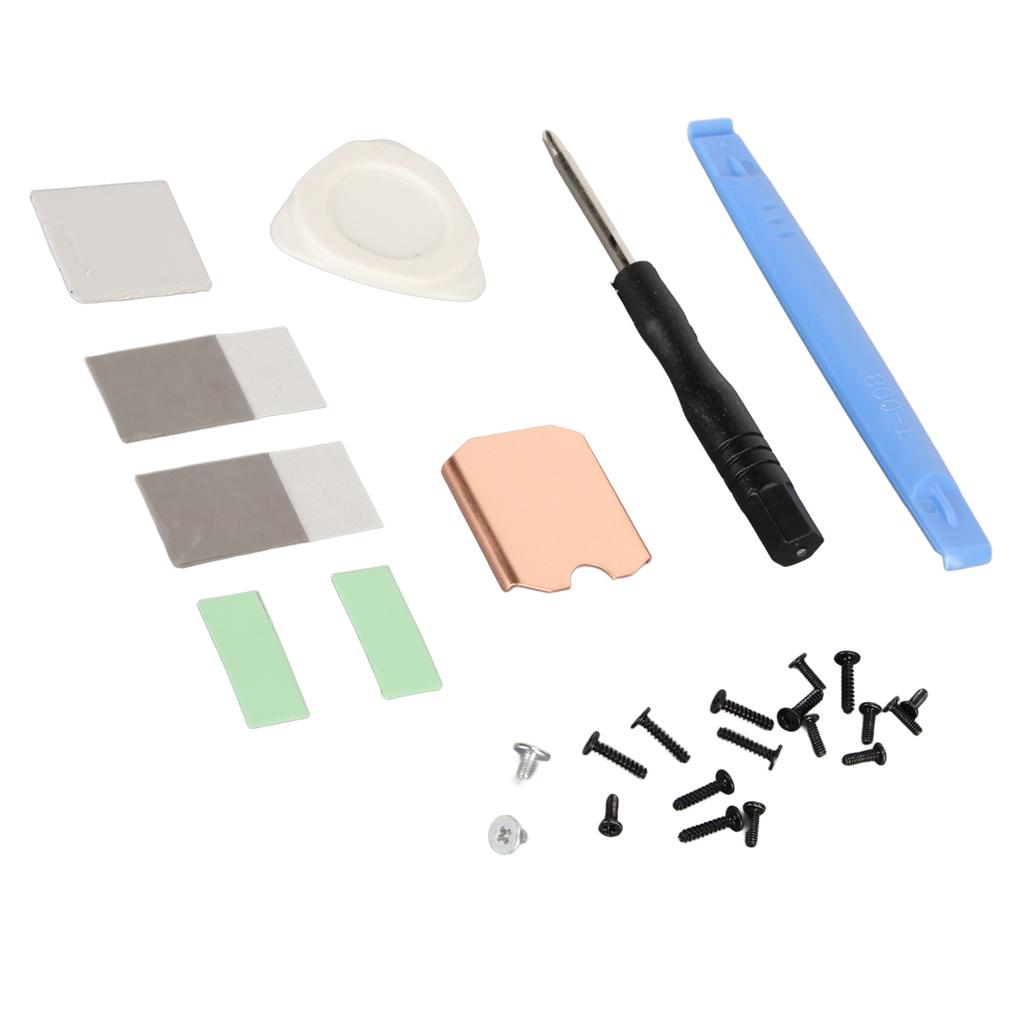 For Steam Deck SSD Heatsink Thermal Pad M.2 2230 NVME SSD Copper Heat Sink Cooling Thermal Paste Back Cover Opening Tool