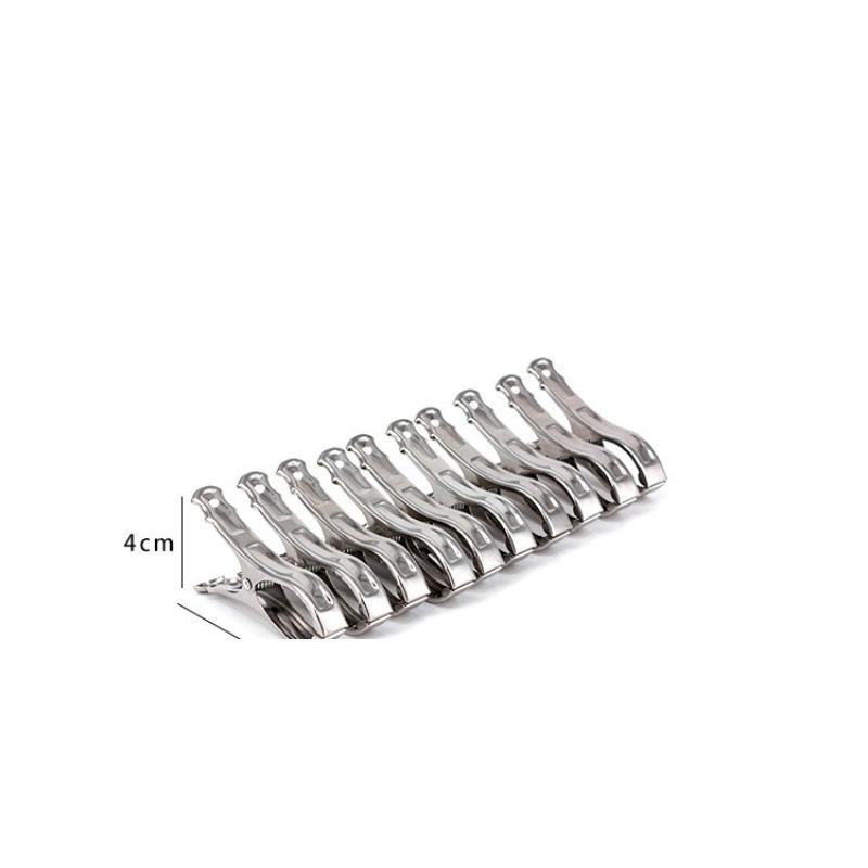 Stainless Steel Washing Clothes Pegs Laundry Hanging Pins Sheet Quilt Holders Windproof Clips Household Clothespin Drying Hanger