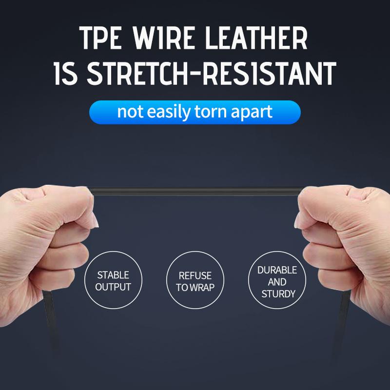 3-in-1 Retractable USB Type C Micro USB Charging Cable For Mobile Phone Charger Cable 39.37inch Fast Charging Cable
