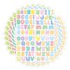 10 Sheet Colorful Number Letter Stickers 900 Alphabet Stickers Self-Adhesive Sticker Letters Self Adhesive Mini Alphabet Sticker