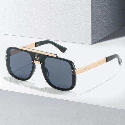 Women's Metal Decorative Trendy Sunglasses Cross-border Retro Men's Shade High Quality Cool Beach Travel