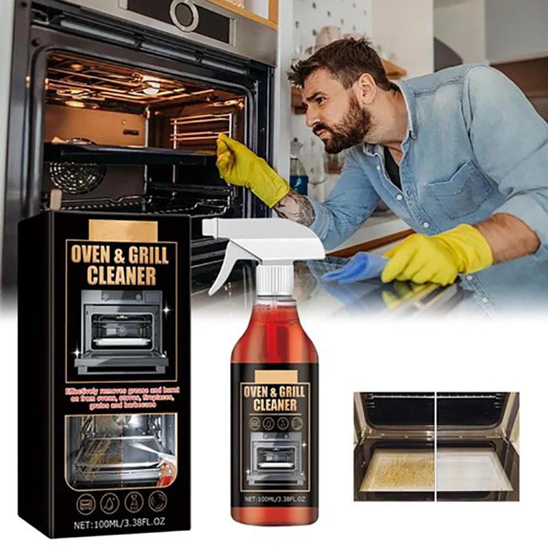 Čistič trouby a grilu Odmašťovač pro silné znečištění Čistič mastných skvrn Rychlé rozpouštění Čistící zápach Rodinný základ 100 ml