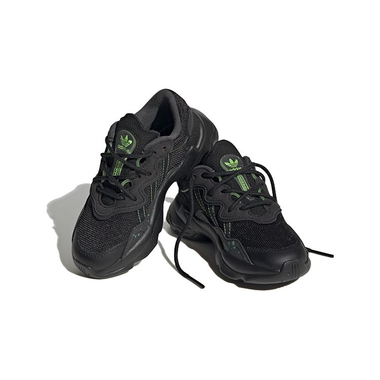 Adidas Dětské tenisky Ozweego J Black Solar Green Core-Black HR0238