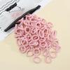 50Pcs Women S Seamless Thumb Ring Hair Ties Bagged Ponytail Holders With Compact Elastic Bands For Diy Simple Fashion Hair Cord