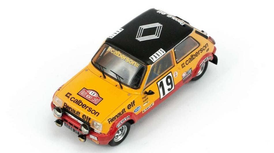 

Spark Renault 5 Alpine Gr2 1978 Ралли Монте-Карло 2-е место 1/43 #19 J. Рагнотти/Ж-М.Андри
