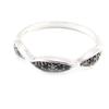 Silvervigselring 'Romy' Svart silver (rhodiumpläterad) - 3 mm