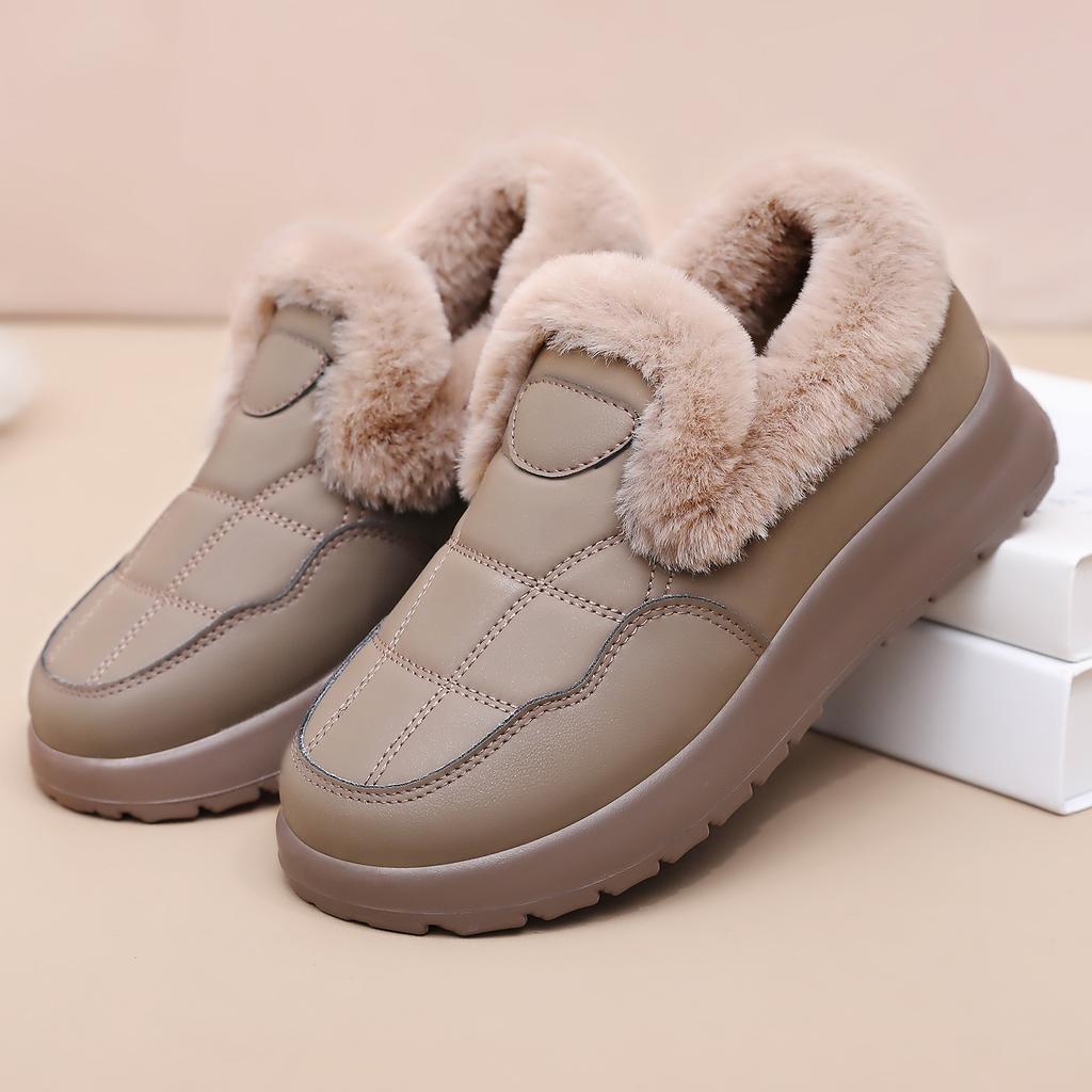 Women's Winter Padded Warm Cold Lightweight Hiking Hiking Waterproof Non-slip Sports Snow Boots Cotton Shoes