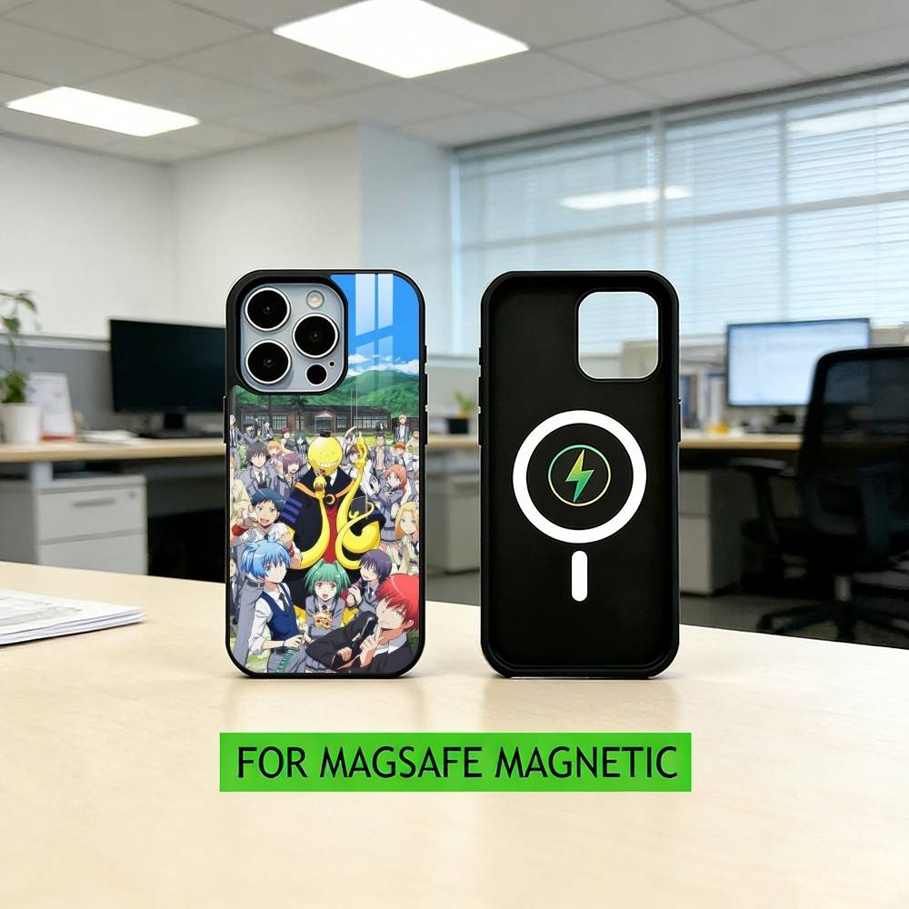 

K-Koro S-sensei Phone Case For iPhone17,16,15,14,13,12,11 Plus,Pro Magnetic with Magsafe Wireless Charging iphone16e