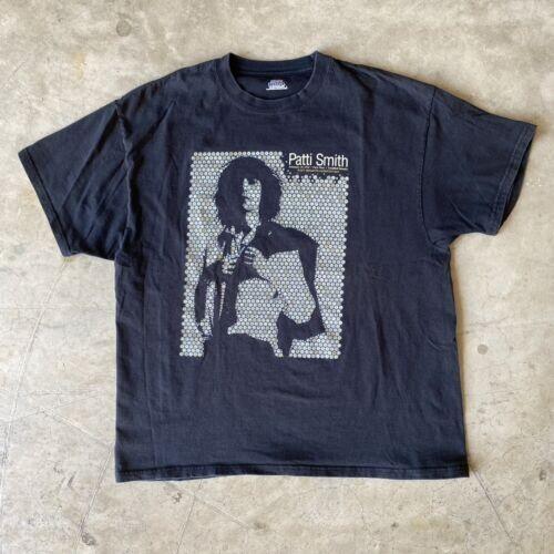 Patti Smith Shirt Patti Smith Cotton Black Unisex T-shirt S5XL VN1496 XL