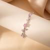 14 Colors Elegant Branch Bangles Gold Silver Color Crystal Sparkling Leaf Bracelets  Jewelry Gift