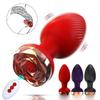 Rose Anal Vibrator For Women Dildo Butt Plug G Spot Stimulator Wearable Vibrator For Men Prostate Massager Anal Beads Adult Toys