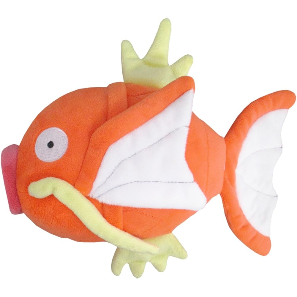 Sanei Boeki Pokmon All Star Collection Magikarp Plush Toy 21x8x18cm Soft Stuffed Animal