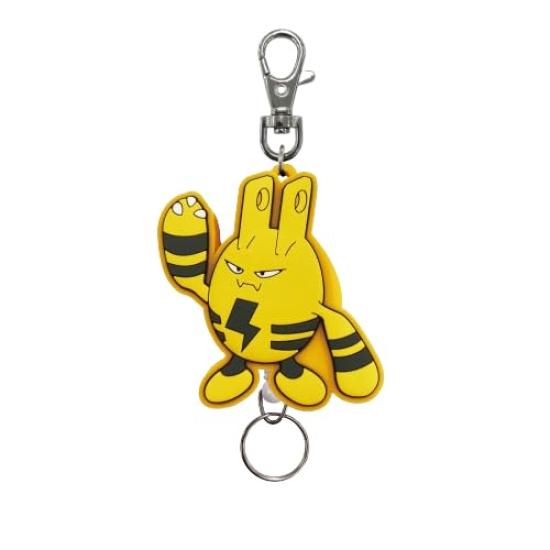 

SK Japan Pokemon Rubber Reel Keychain Elekid 16458