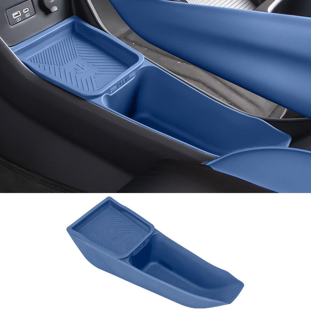 For BYD Seagull Central Control Storage Box Armrest Double Storage Storage Box Silicone Interior Supplies Car Accessories Tools