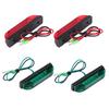 Navigation Light Marine Lamp LED Bulb with 4 LEDs Red Green Waterproof Nautical Light