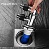 Anti Backflow Washing Machine Floor Drain Dual Use Anti-odor Drain Tee Deodorant Connector Anti-overflow Sealing