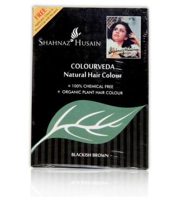 Colourveda Tinta Naturale per Capelli Marrone Nericcio 100 G Erboristica Copertura Grigio Senza Ammoniaca Delicata