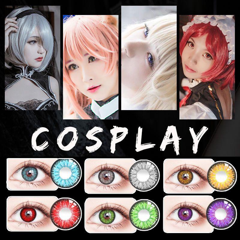 Used for Beauty Anime Colored Contact Lenses, 1 Pair Per Year