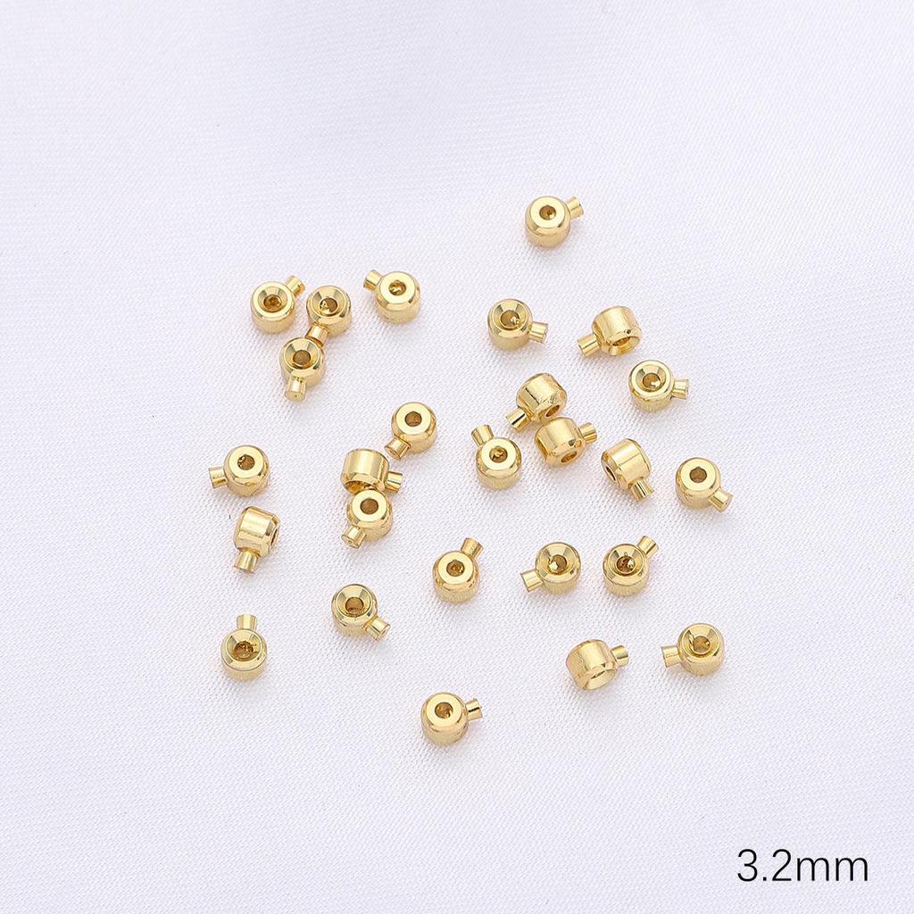 14/18K Gold-Filled Lobster Clasp End Cap, 9-Pin Open Jump Ring, Extension Chain for Handmade Jewelry DIY Accessories