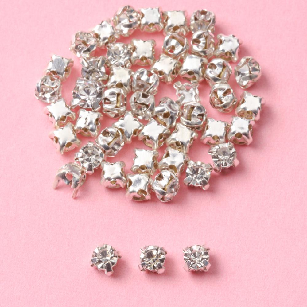 Decoration Craft Sewing Buckle Mini Button Rhinestone Buckles DIY Doll Clothes Necklace Buttons