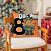 Comic Cartoon Dogmans Pillow Case Silky elegant Comfort Sofa Bed Invisible zipper