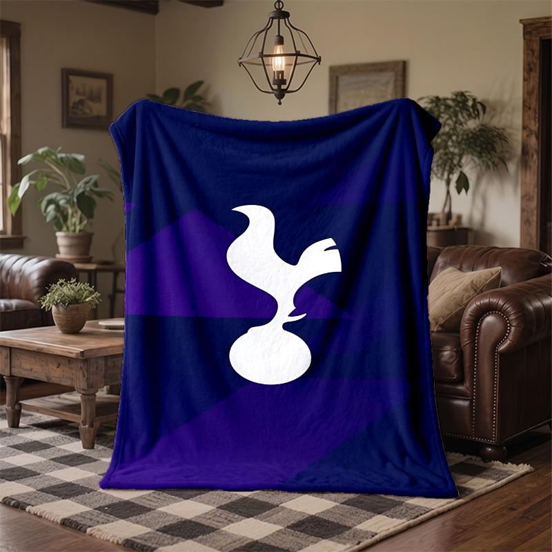 Tottenham Hotspur Print Flannel Blanket Soft Warm Sofa Bed Throw Blanket For Home Office Bedroom