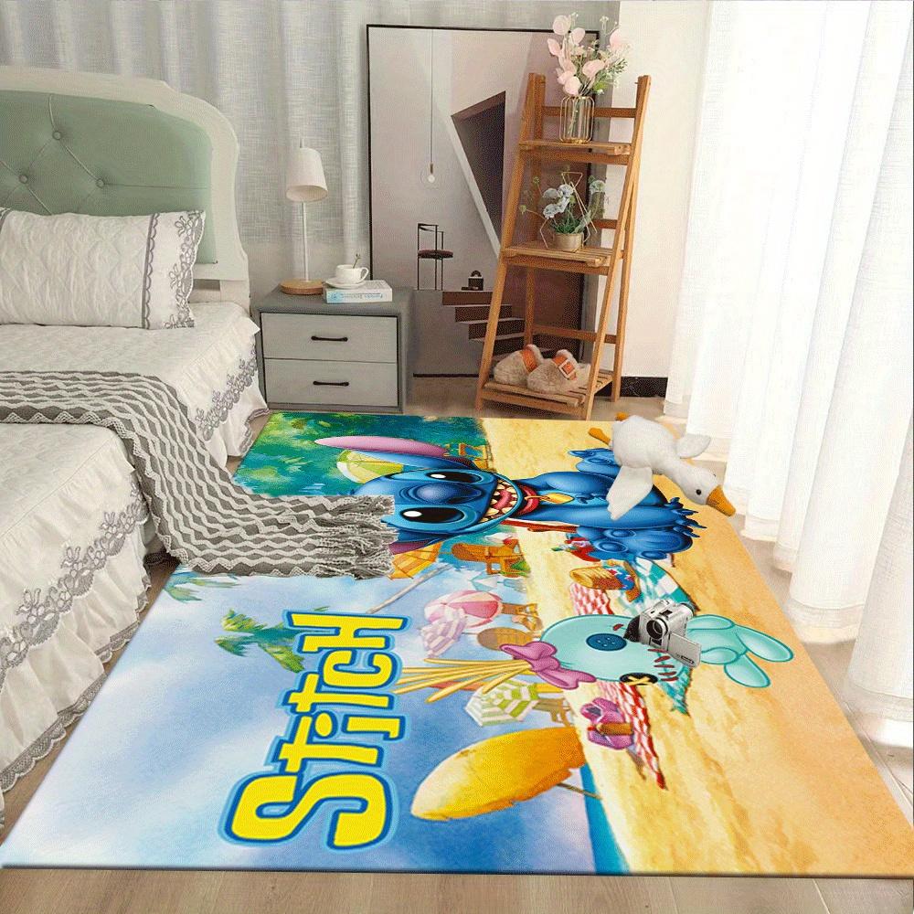 1pc Lilo-and-Stitch-(9)_01 Carpet Area Rug, Bedroom, and Playroom Durable, Stain-Resistant, and Easy To Clean, Living Room