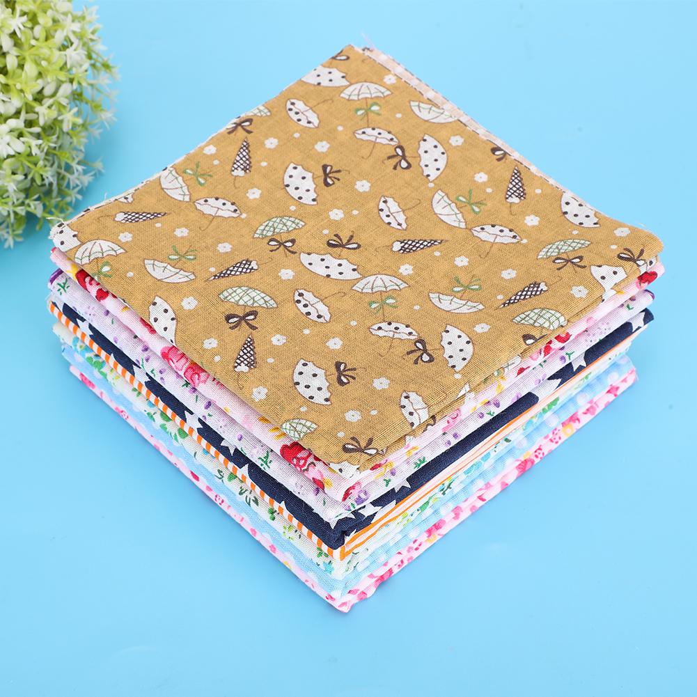 56pcs Square Cotton Fabric 25x25cm Sewing Tissue Floral Print Household Handcraft DIY Accessories