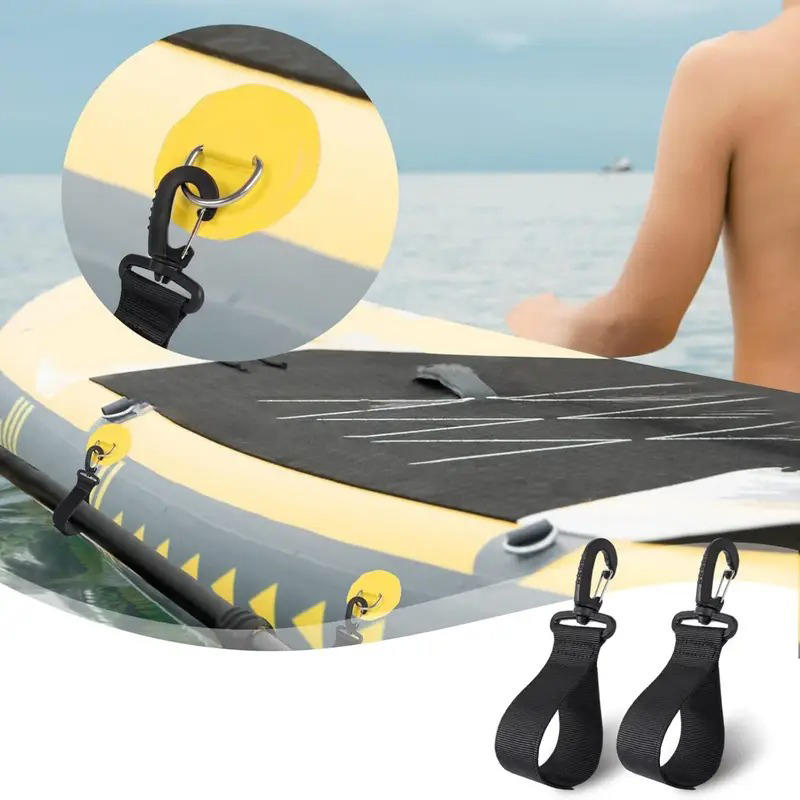 4pcs Upgraded Kayak Paddle Holder Easy Install Storage Clip Holders for Inflatable Boat Kayak Canoe Paddle Organization & Space-Saving