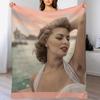 Sophia In Venice Naturalle Throw Blanket Cozy Light Blanket for Travel Camping Picnic