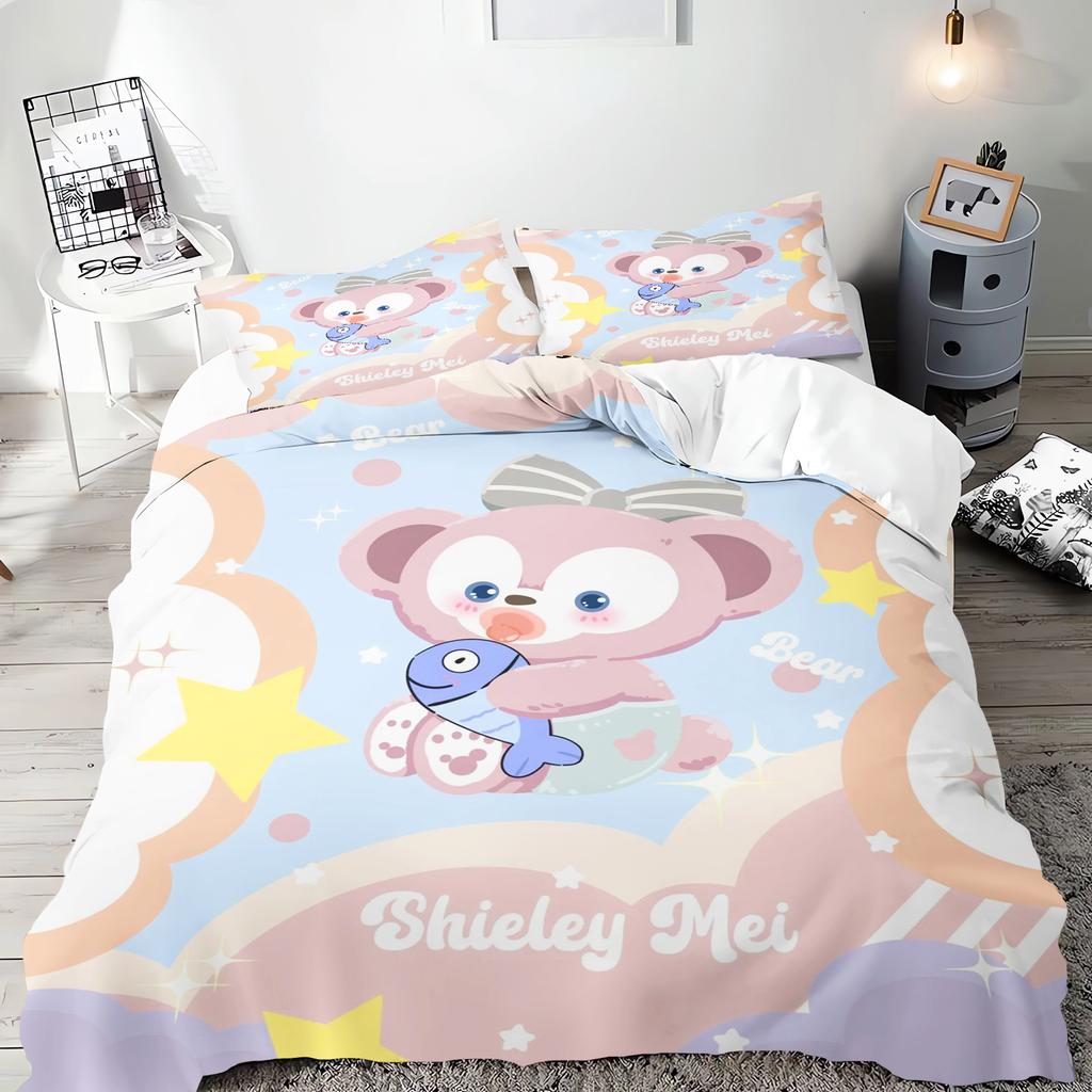 Duffy StellaLou 3-Piece 1 Quilt Cover One Piece Bedding Set Comforte Luxus Exquisite Birthday Gift 100% Polyester Home Decor