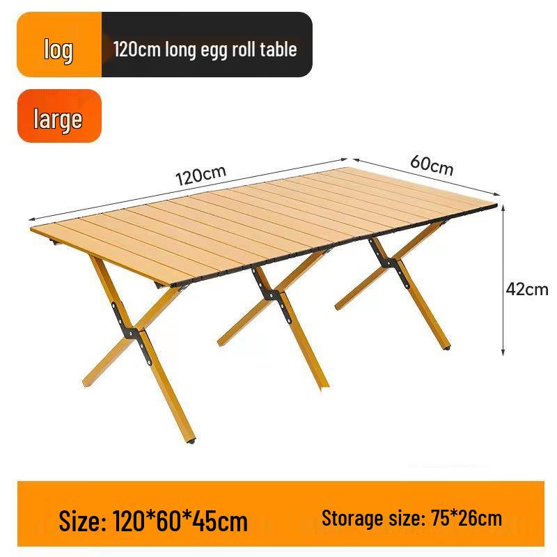 ZISIZ Outdoor Folding Table and Chair Set