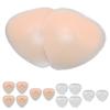 3 Pair Sticky Bra Pads Strong Adhesive Water Proof Strapless Silicone Bra Pads Inserts for Swimwear 