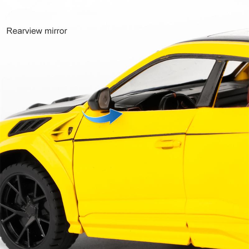 1/24 Lamborghini URUS внедорожник сплав модифицированная модель спортивного автомобиля литой металл внедорожник модель симуляция звук и свет детская игрушка подарок