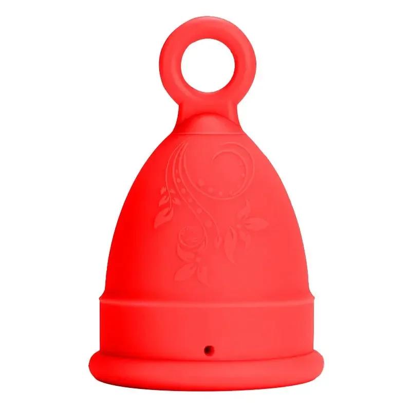 Size S/L Menstrual Cup Medical Silicone Lady Feminine Hygiene Copa Women Period Soft Grade with Storage Case Leak-proof Reusable