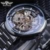 Winner Style Men'S Fashion Casual Hollow Mechanical Movement, Automatic Mechanical Watch