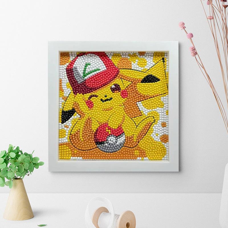 Free Shipping/Cartoon Diamond Painting Children'S Gift Handmade Cross Stitch Framed Diy Bedroom Sticker