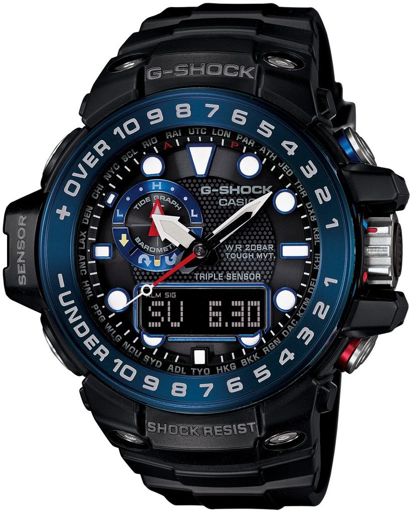 Watch GULFMASTER Radio Solar Black [Casio] G-Shock [] GWN-1000B-1BJF Men's