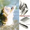 10pcs Soft Fishing Lures Silicone Bait 7.5cm for Fishing Shad Swimbait Wobblers Artificial Tackle Soft Fly Fishing Lures Bait